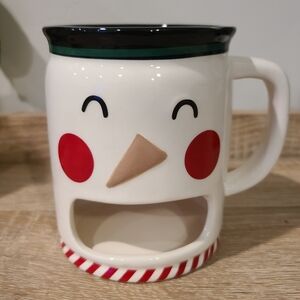 Holiday Home snowman cookie mug, snowman mug
